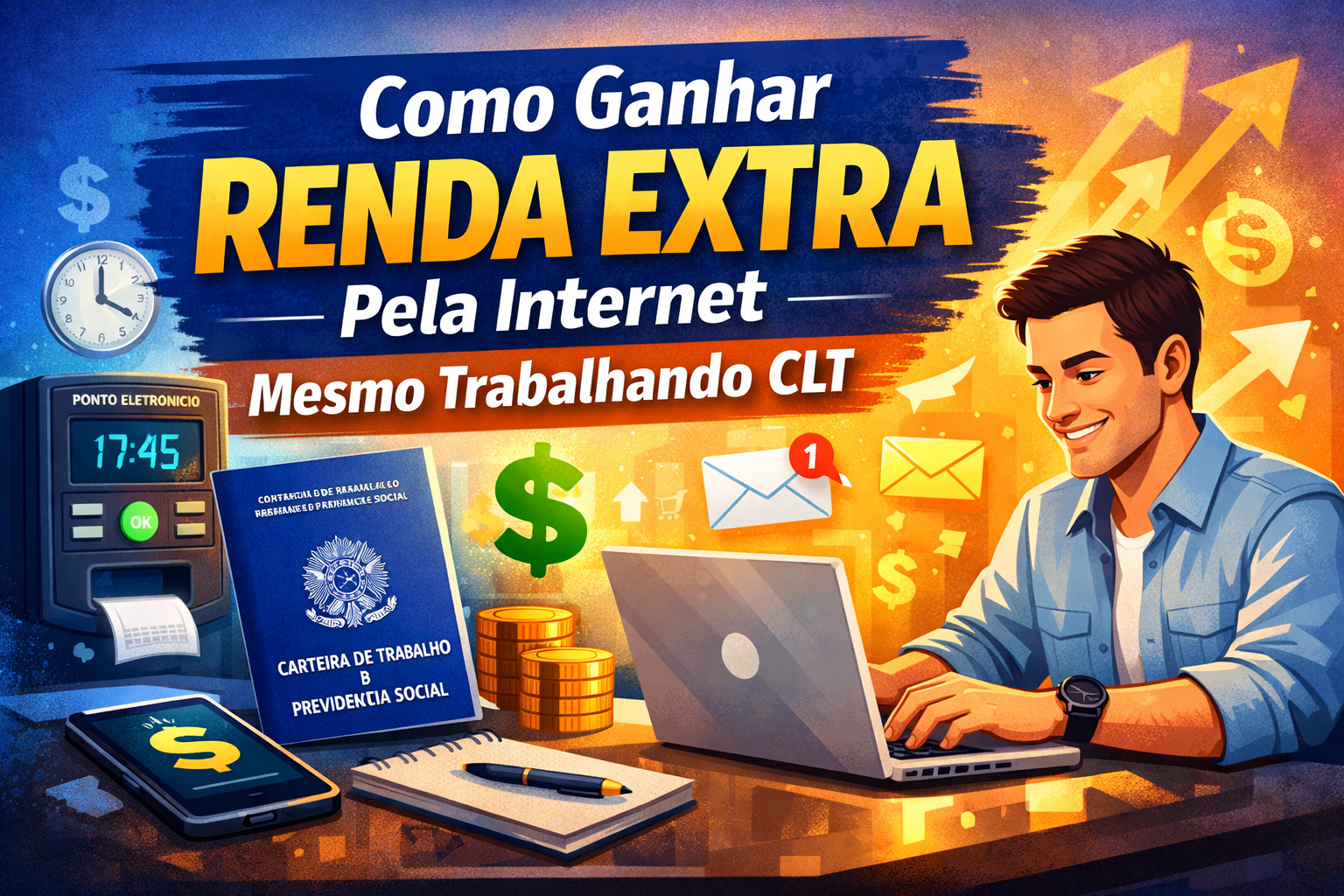 Como Ganhar Renda Extra Pela Internet Mesmo Trabalhando CLT (Guia Prático 2026)