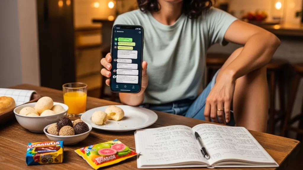 pessoa vendendo produtos pelo celular e whatsapp para ganhar dinheiro em casa